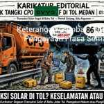 Dugaan Transaksi Solar Ilegal di Tol Medan dan Oknum: Sopir Truk CPO BK 8XXX XF Ngaku Bayar “DENDA” Saat Ditegur